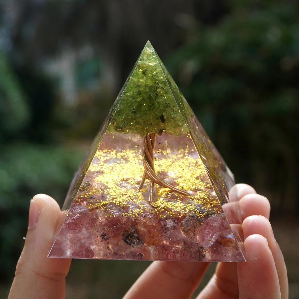 Orgonite Pyramid with over 20 Variations to Choose From