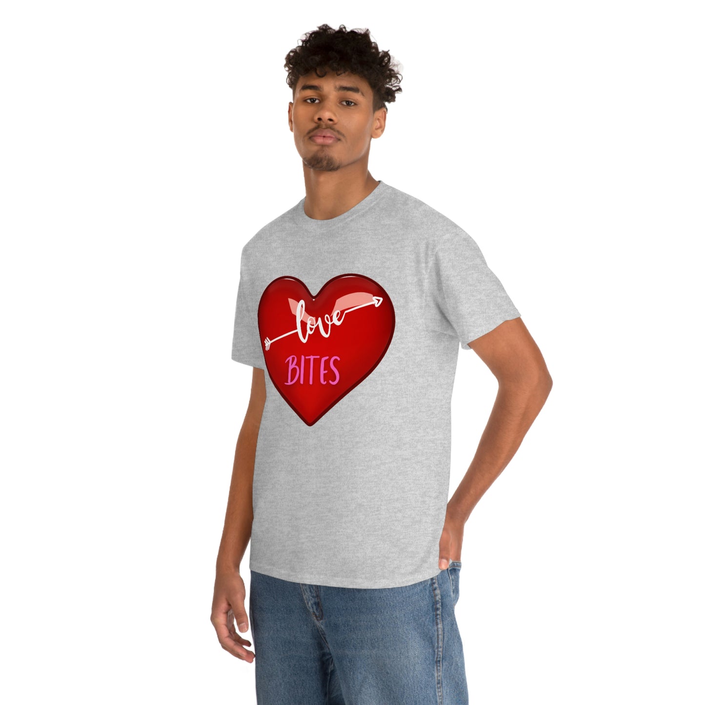 Unisex Heavy Cotton "Love Bites" Tee
