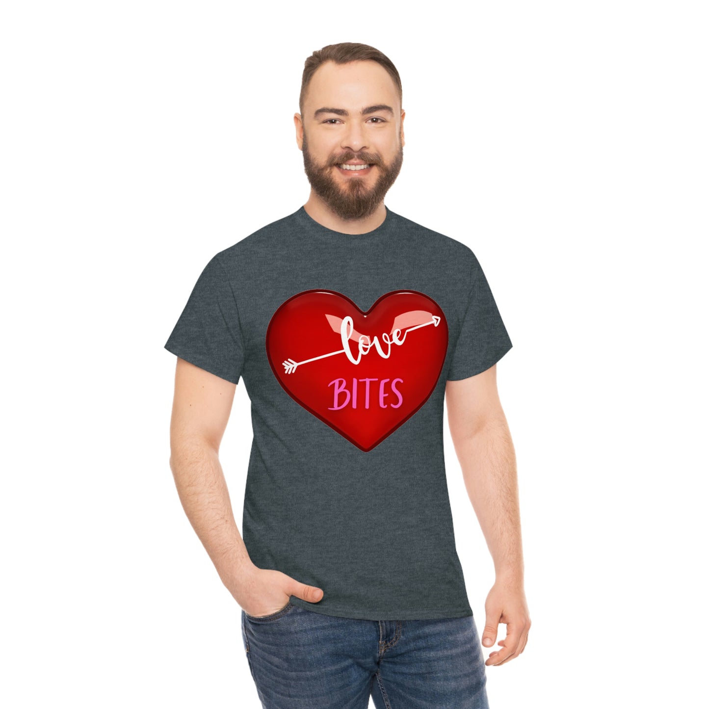 Unisex Heavy Cotton "Love Bites" Tee