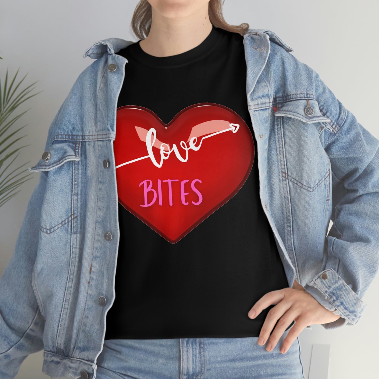 Unisex Heavy Cotton "Love Bites" Tee