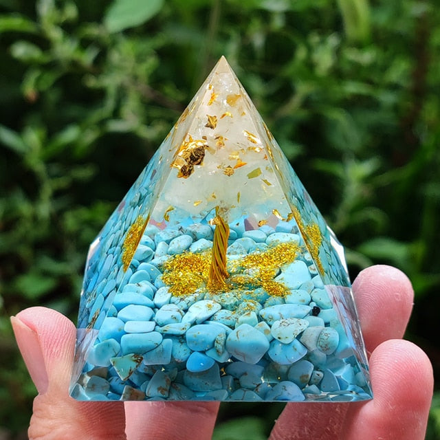 Orgonite Pyramid with over 20 Variations to Choose From