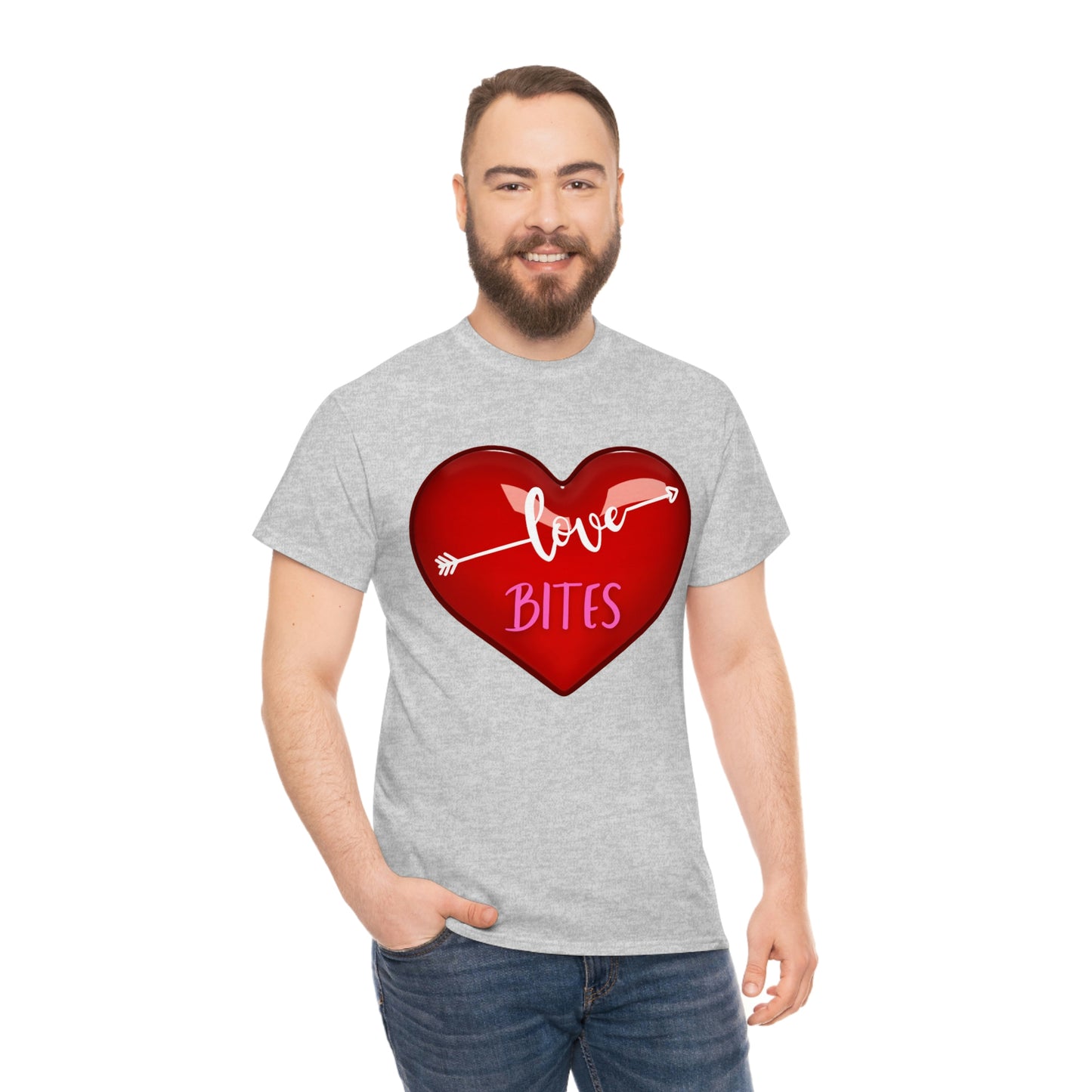 Unisex Heavy Cotton "Love Bites" Tee