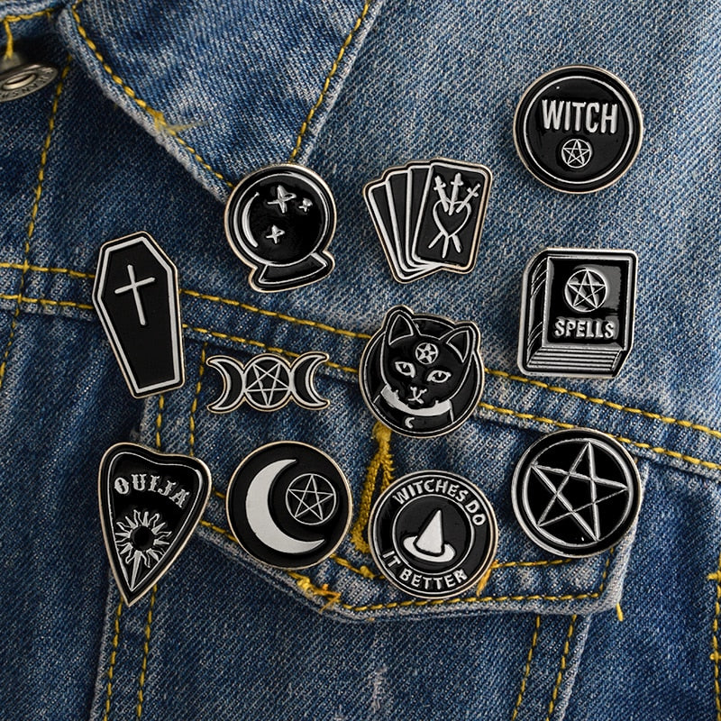 Witchcraft Themed pin collection