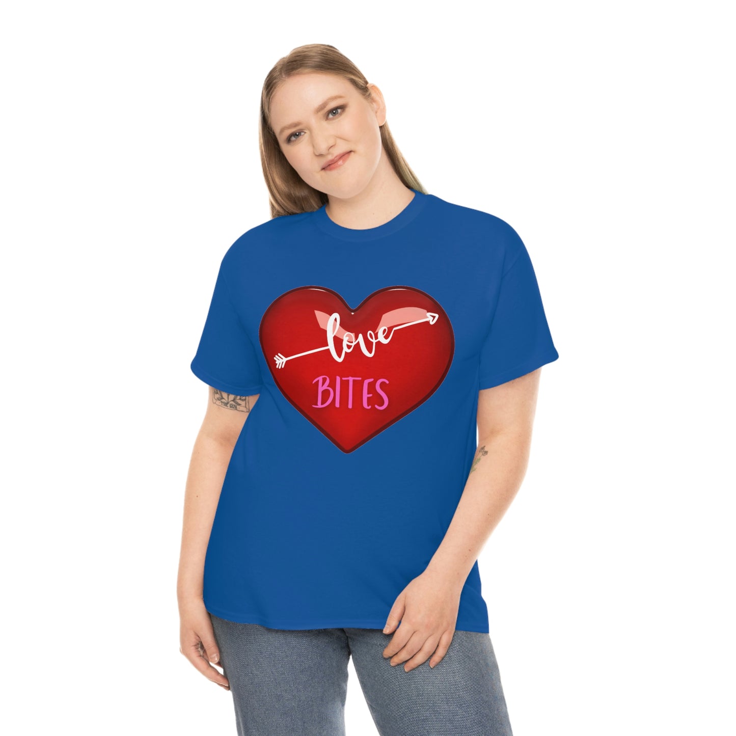 Unisex Heavy Cotton "Love Bites" Tee