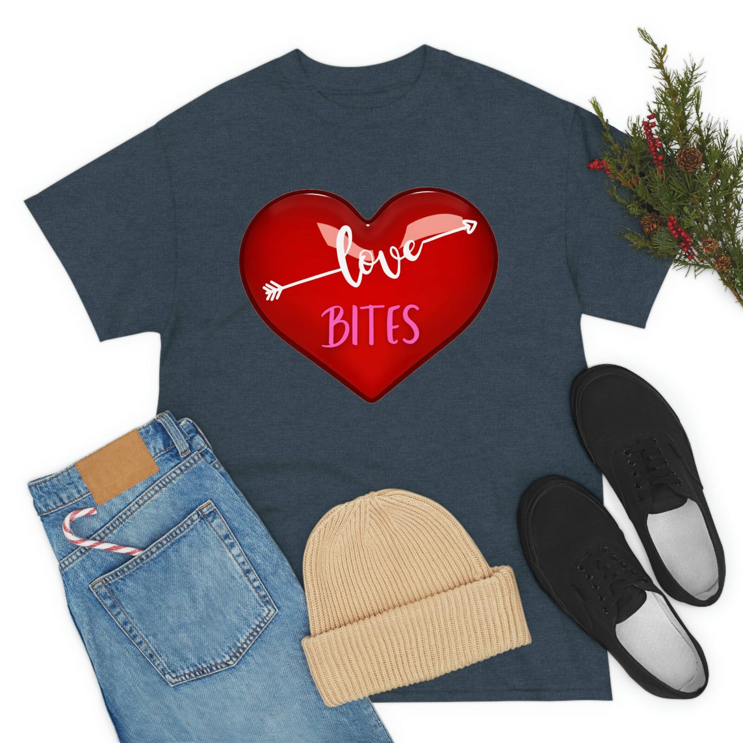 Unisex Heavy Cotton "Love Bites" Tee