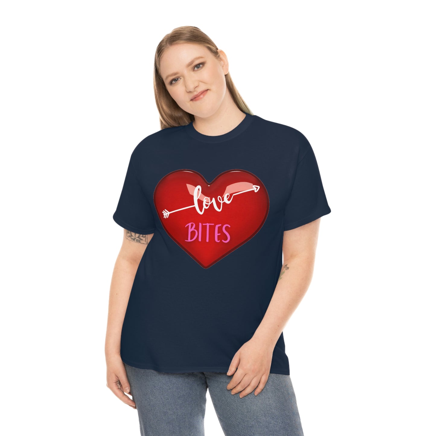 Unisex Heavy Cotton "Love Bites" Tee