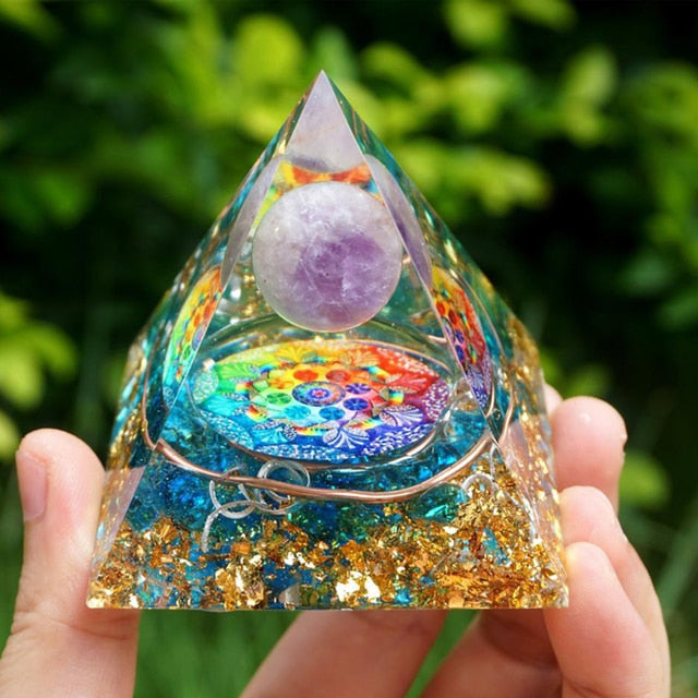 Orgonite Pyramid with over 20 Variations to Choose From