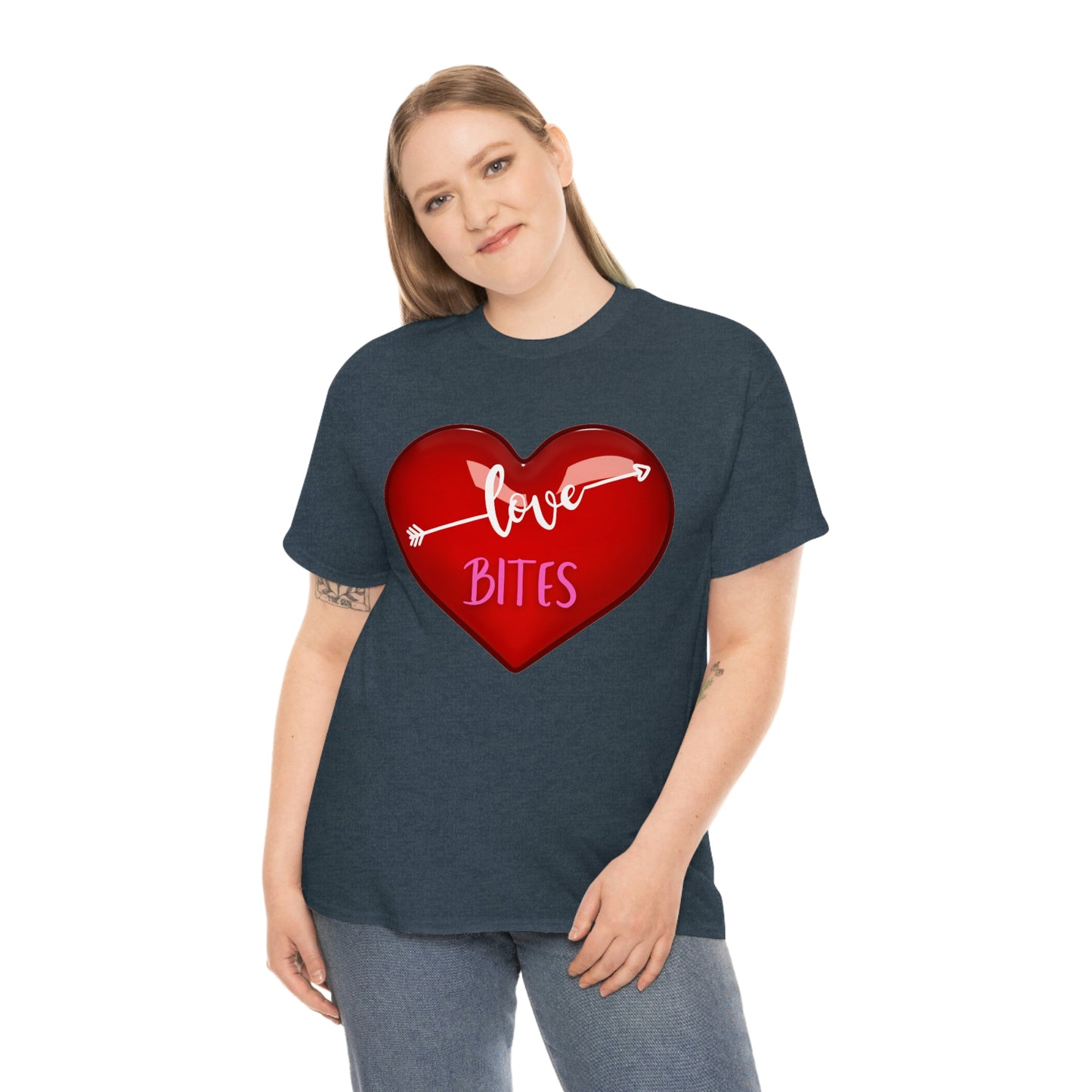 Unisex Heavy Cotton "Love Bites" Tee