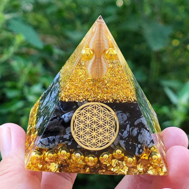 Orgonite Pyramid with over 20 Variations to Choose From