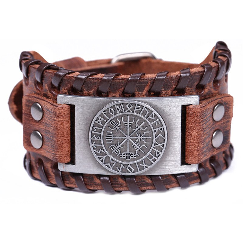 Wiccan Compass Viking Bracelet