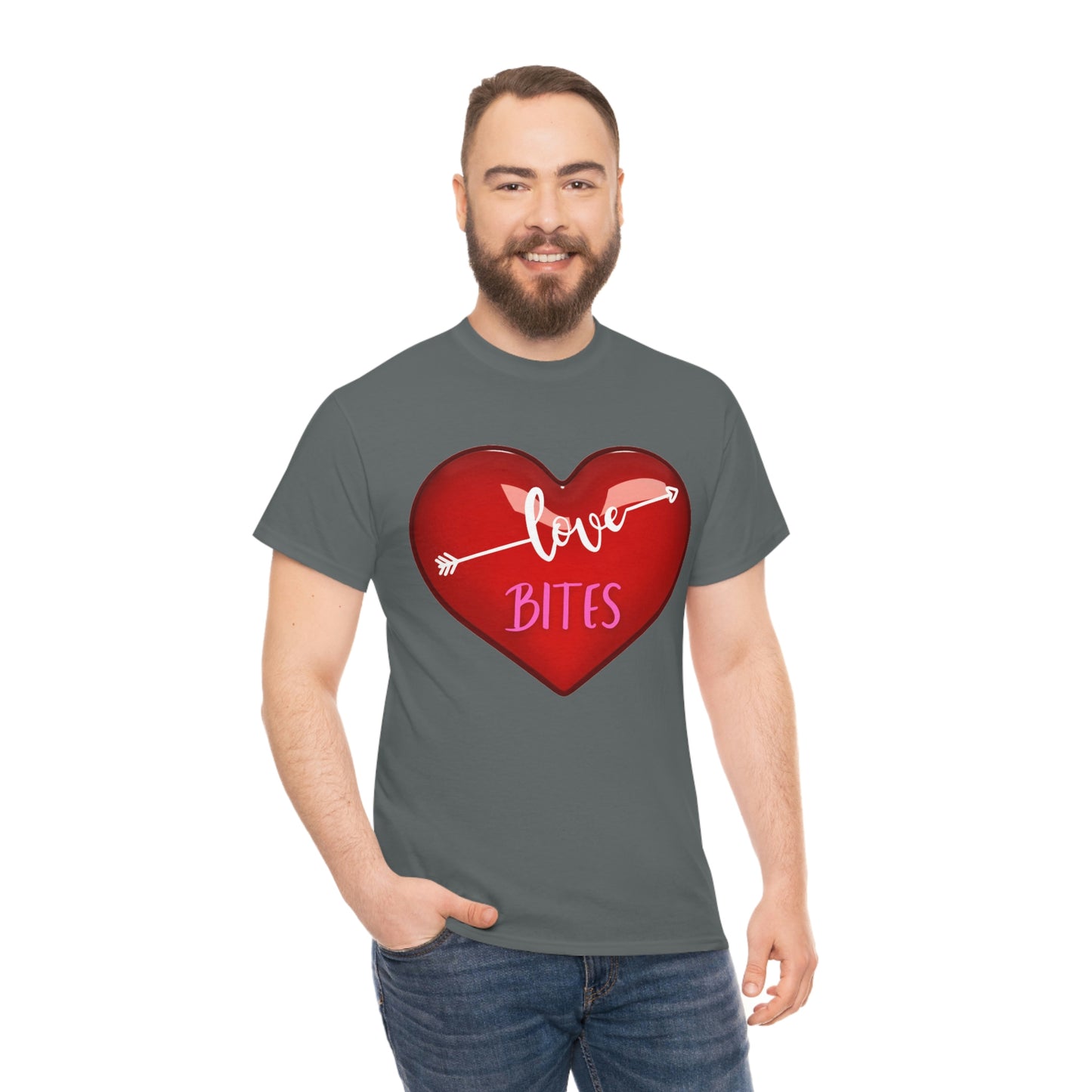 Unisex Heavy Cotton "Love Bites" Tee