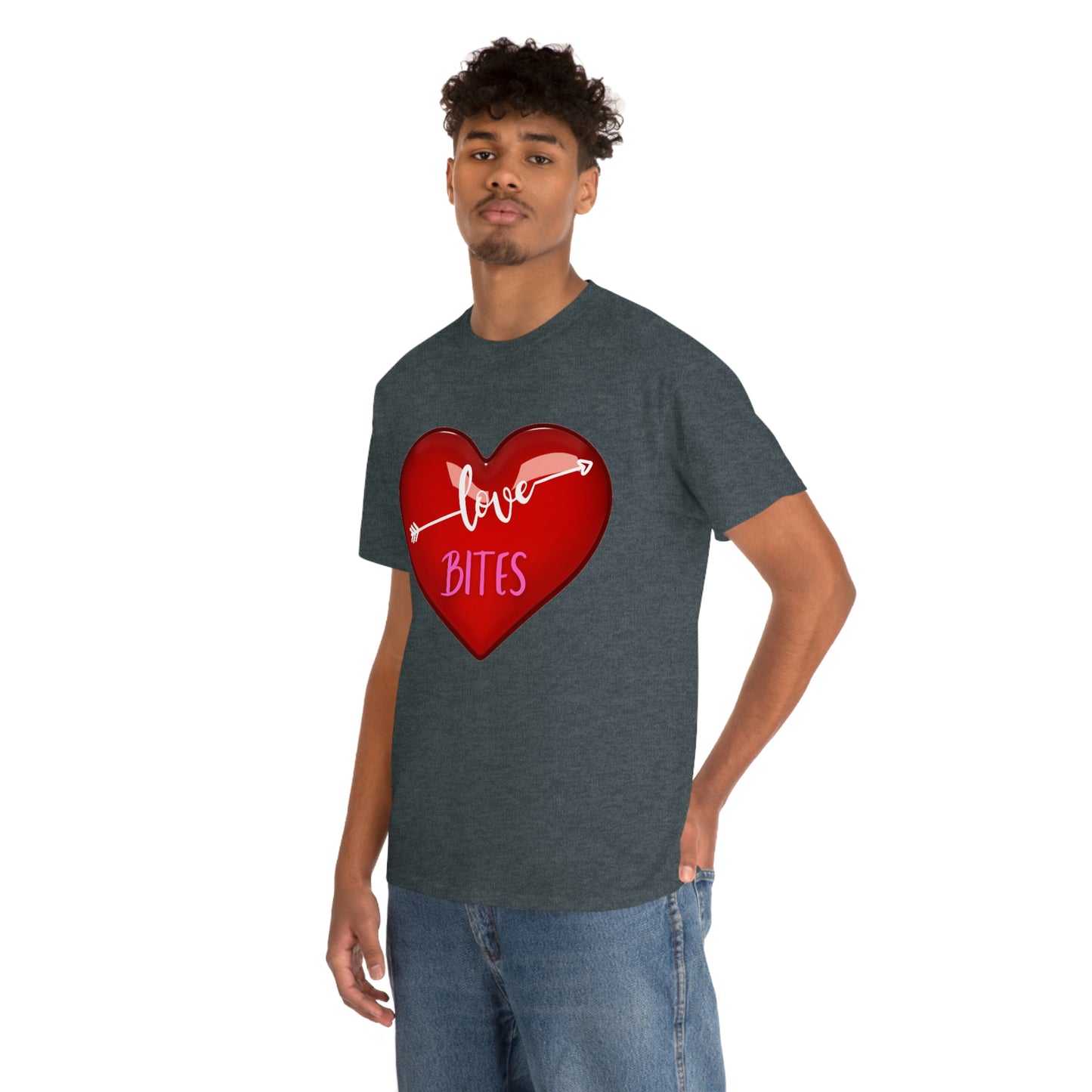 Unisex Heavy Cotton "Love Bites" Tee