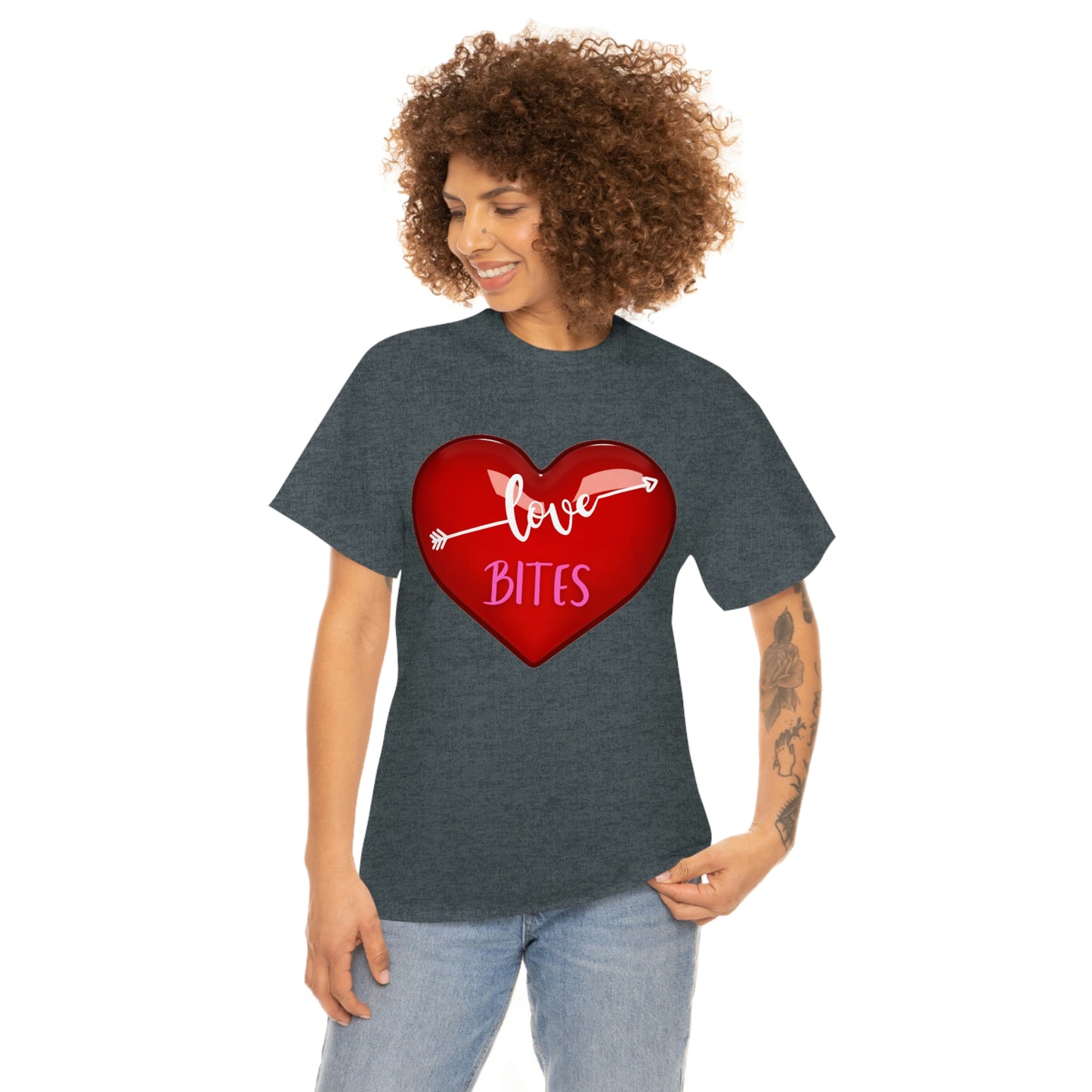 Unisex Heavy Cotton "Love Bites" Tee