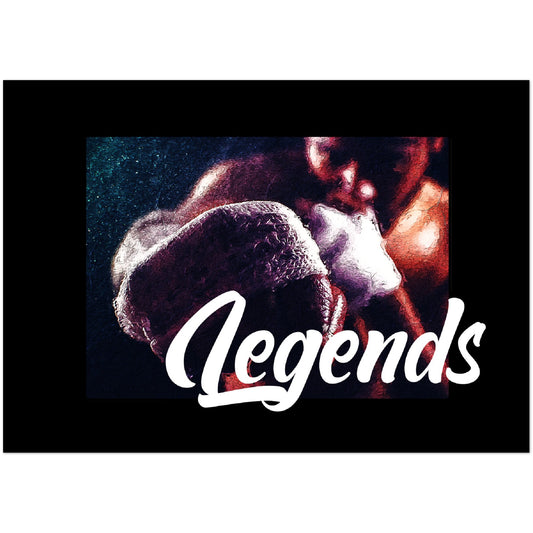 Legends Boxing art - Classic Matte Paper Poster