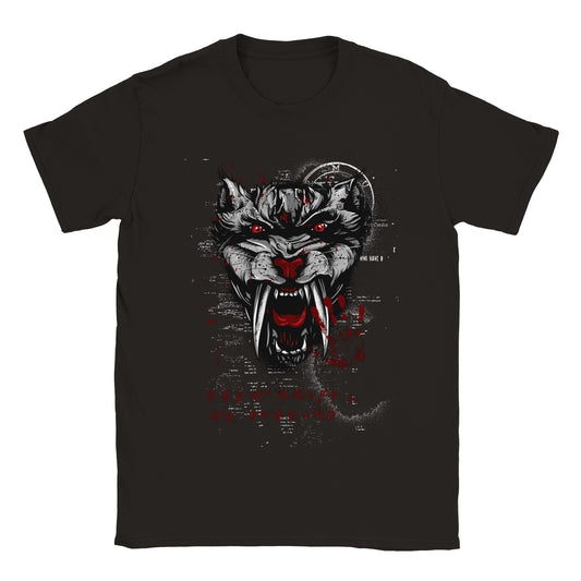 Grunge Wolf - Classic Unisex Crewneck T-shirt