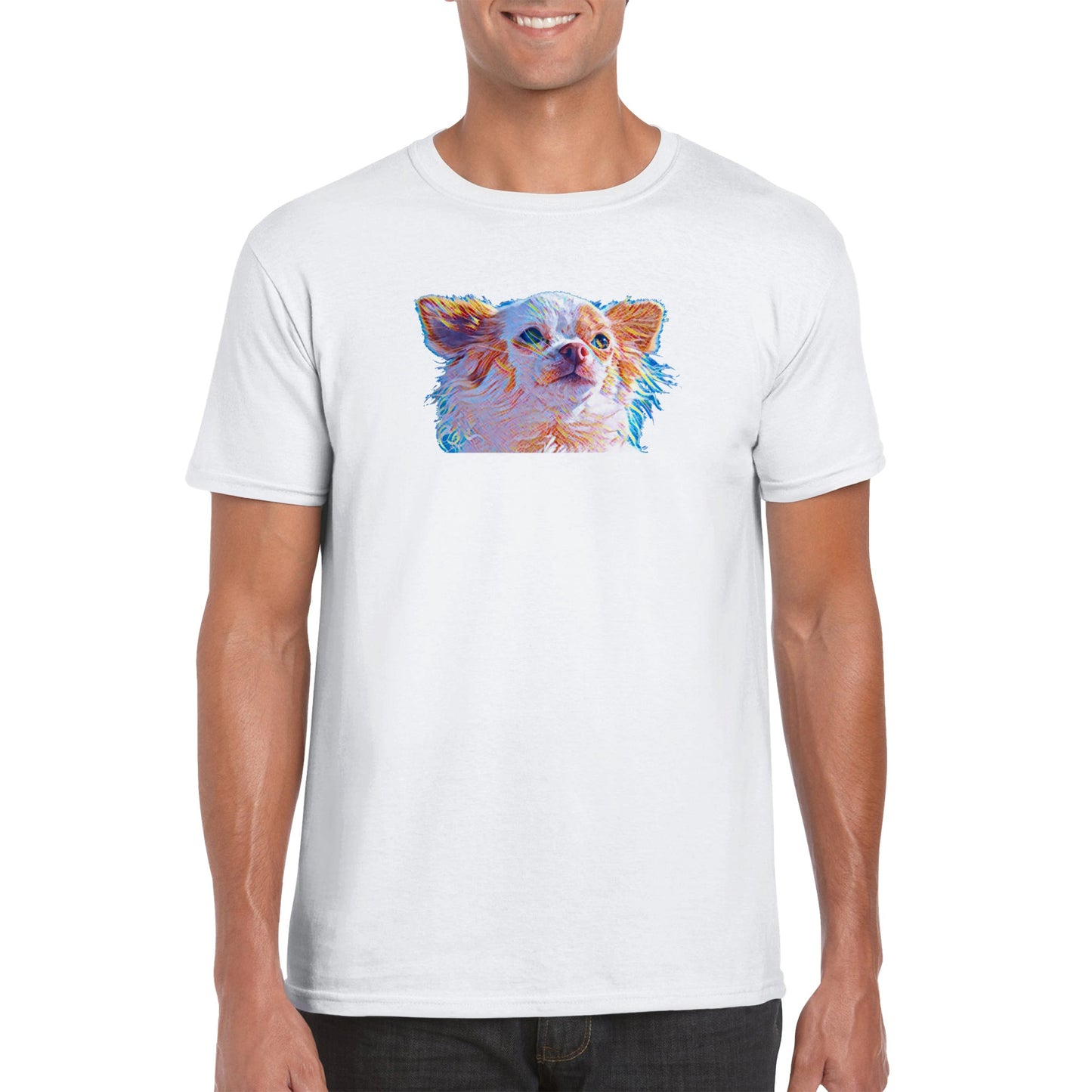 Chihuahua Artified - Classic Unisex Crewneck T-shirt