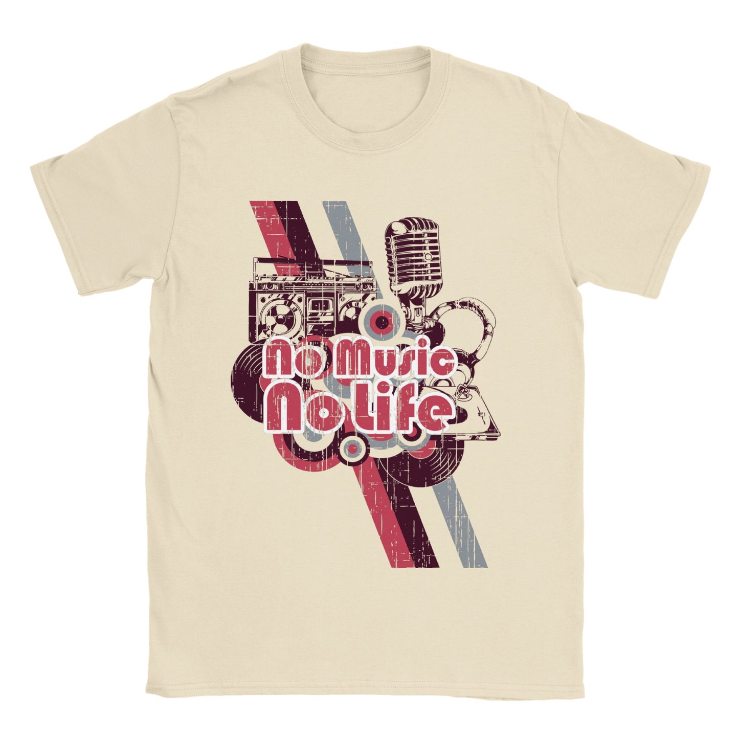 No Music, No Life - Classic Unisex Crewneck T-shirt