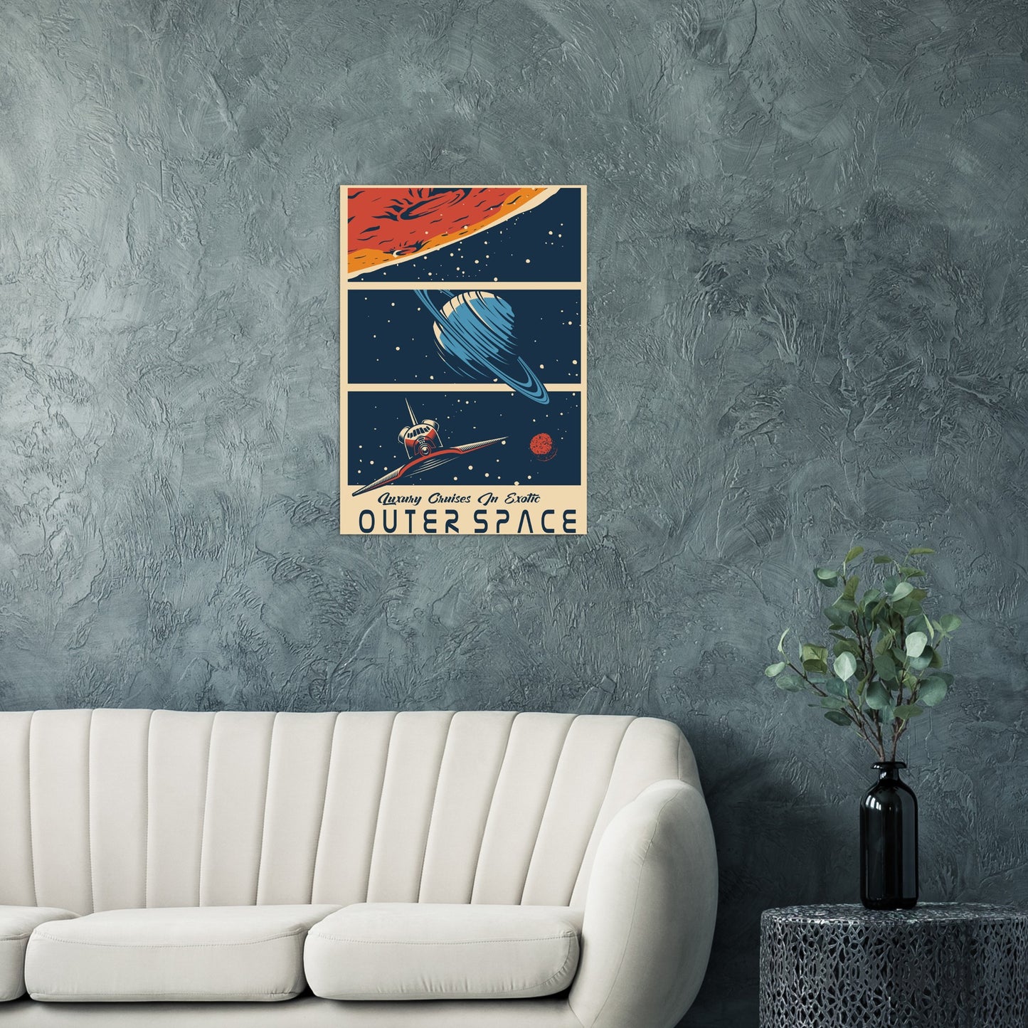 Luxury Cruises in Exotic Outer Space - Classic Matte Paper Poster