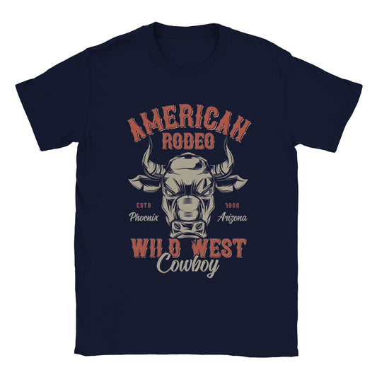 American Rodeo Wild West Cowboy - Classic Unisex Crewneck T-shirt