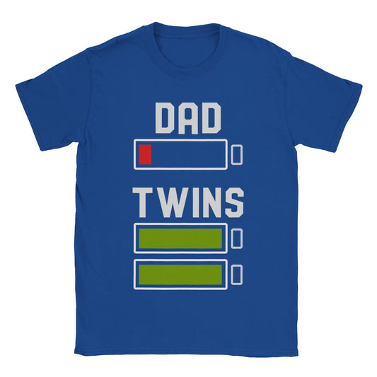Dad Vs. Twins Energy Levels - Classic Unisex Crewneck T-shirt