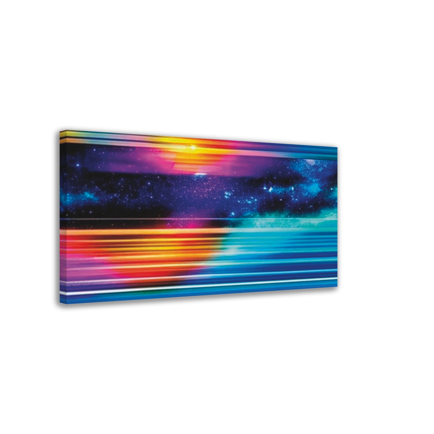 Space Vibrant Colors Art - Canvas