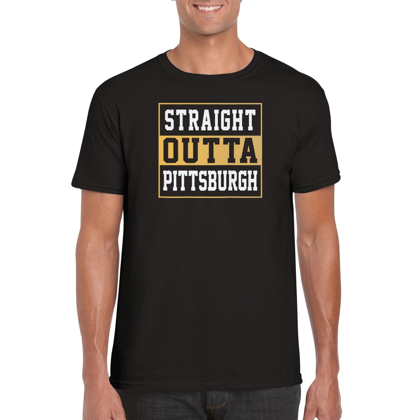 Straight Outta Pittsburgh - Classic Unisex Crewneck T-shirt
